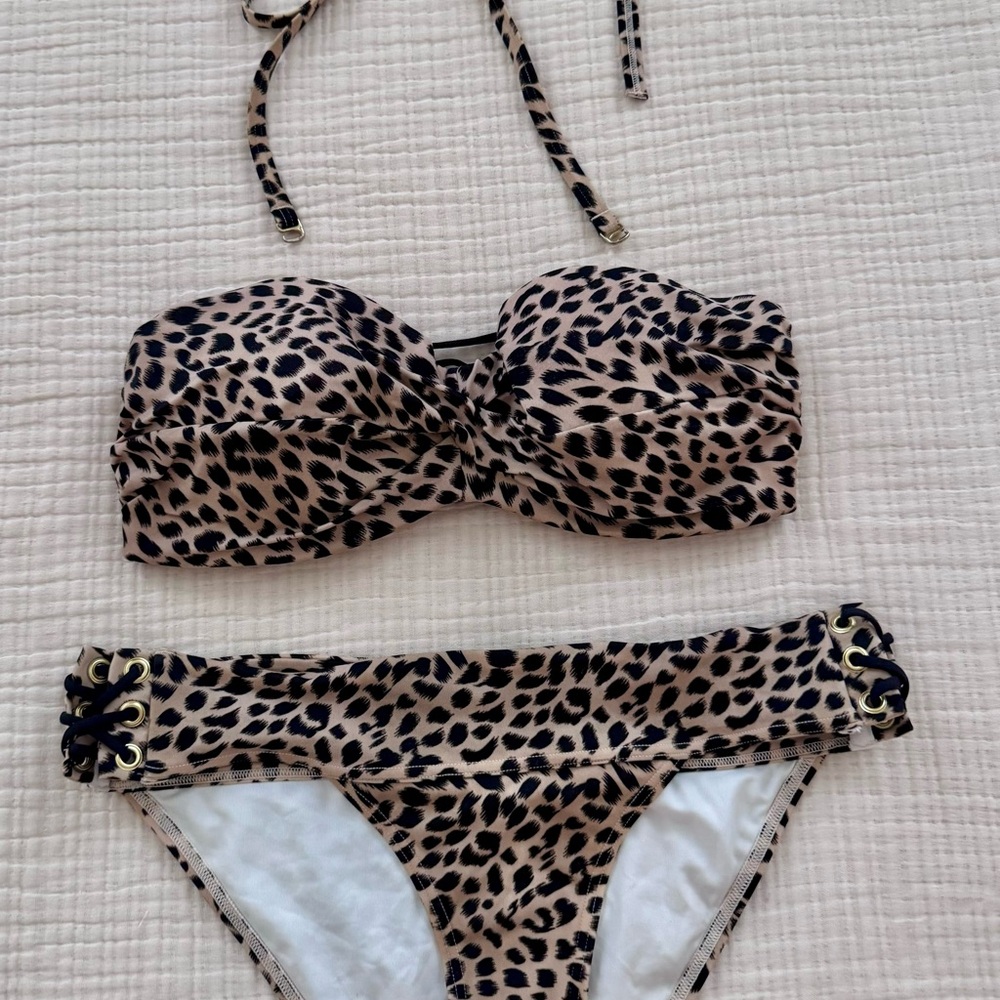 Victoria’s Secret Leopard Print Bikini Set